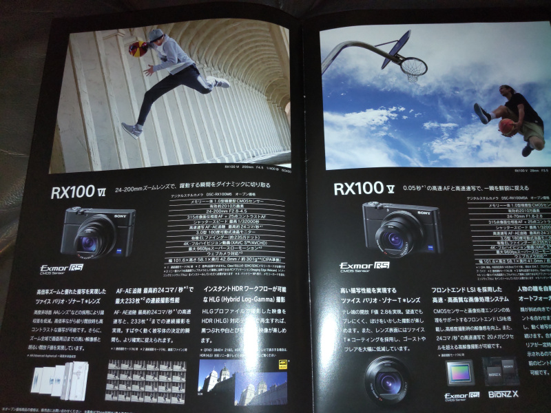 SONY RX100シリーズ（カタログ）