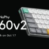 NuPhy Air60 v2の発売が10月17日に決定 - GreenKeys(グリーンキーズ)
